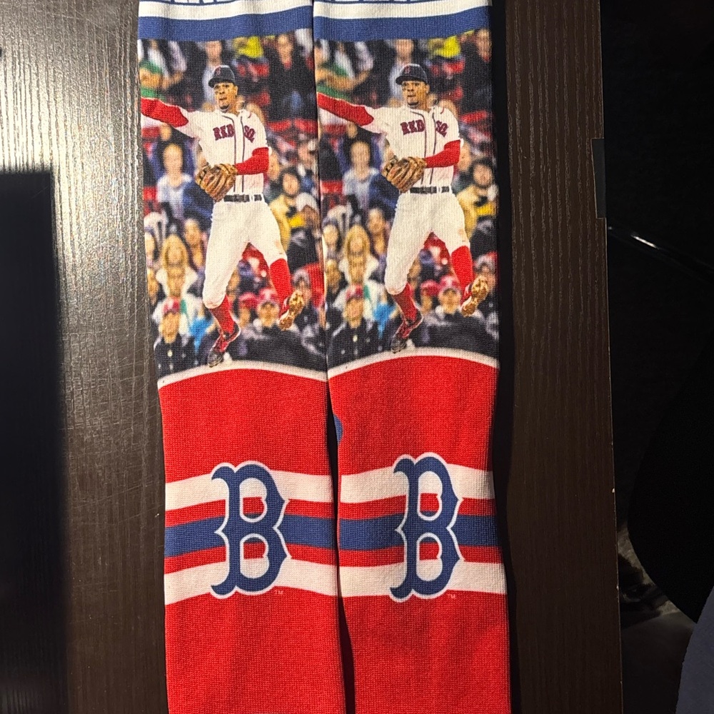 Boston Red Sox Xander Bogaerts Socks Crew Socks National Grid One Size